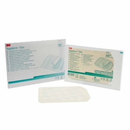 3M Tegaderm Transparent Film Dressing 6 X 8 Inch Frame Style Delivery Rectangle Sterile, 10PK 1628